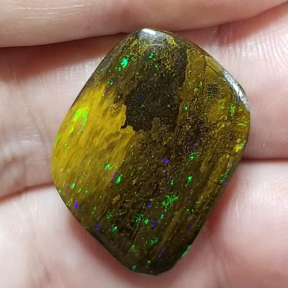 Stellar Australian Koroit Opal * 25.41 x 19.06 x 4.61mm * flashy boulder opal - Picture 14 of 17